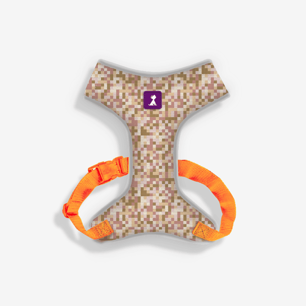 Pechera Pixeles Sahara para perro — Diseño de autor hecho en Colombia Monarcas Pets