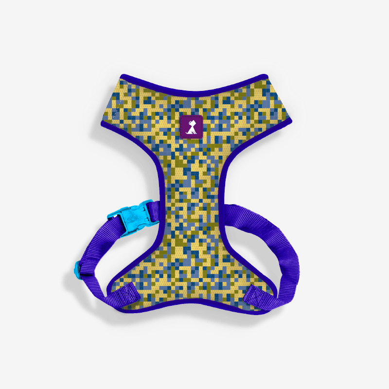 Pechera Pixeles África para perro — Diseño exclusivo colombiano Monarcas Pets