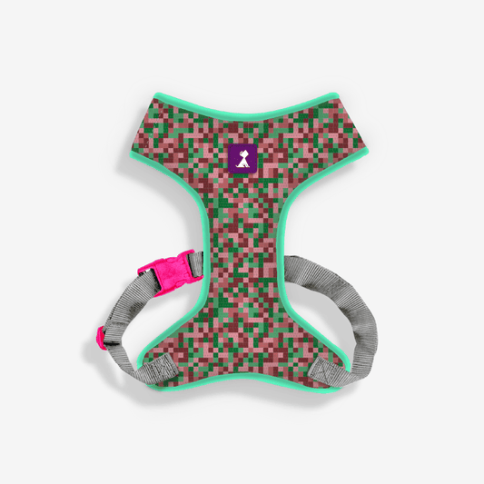 Pechera Pixeles Terra para perro — Diseño colombiano exclusivo Monarcas Pets