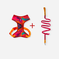 Combo Pechera + Traílla para Perro | Latidos Rojo — Monarcas Pets