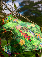 Reverzzo Pulso Profundo chaleco reversible perro diseño selva artesanal Monarcas Pets