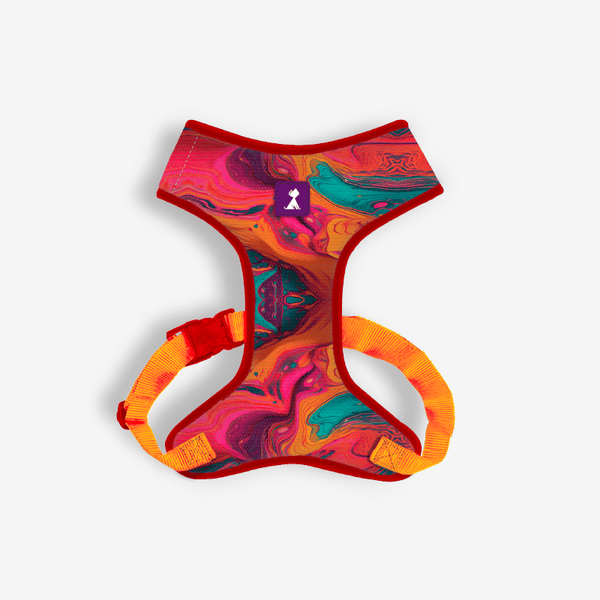 Pechera Latidos Ritmo Roja - Diseño Exclusivo Monarcas Pets Co.