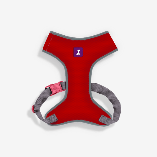 Pechera roja ergonómica para perros | Monarcas Pets Monarcas
