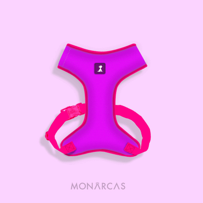 Pechera Monarcas | Neón Morado Monarcas
